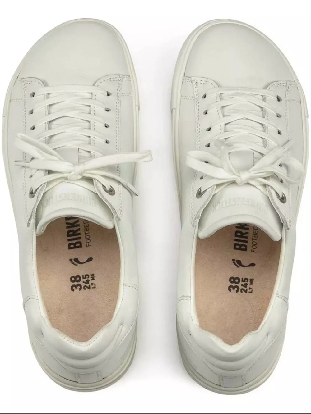 Birkenstock Suede Bend Low  Sneakers - in Antique White sz 37